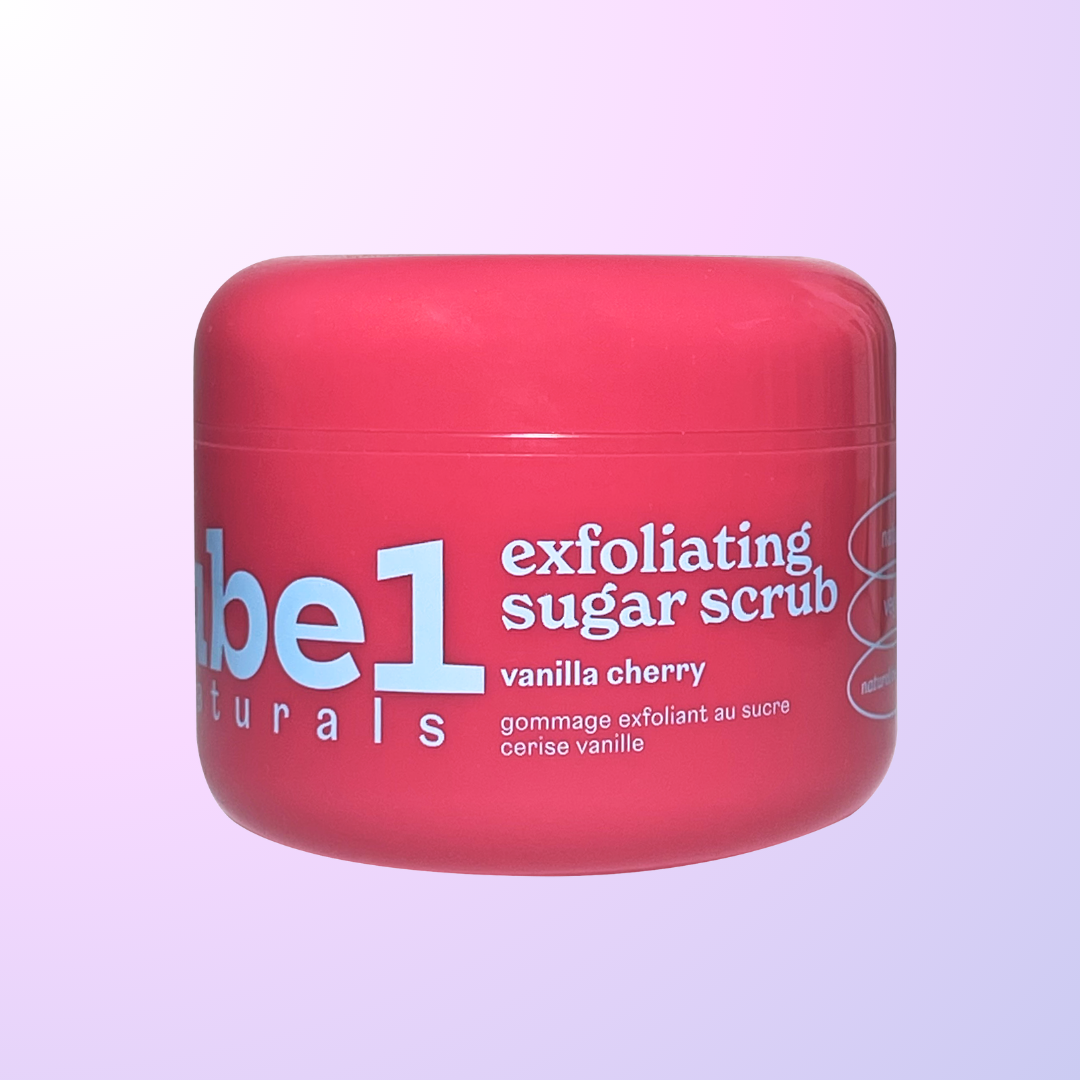 vanilla cherry exfoliating sugar scrub