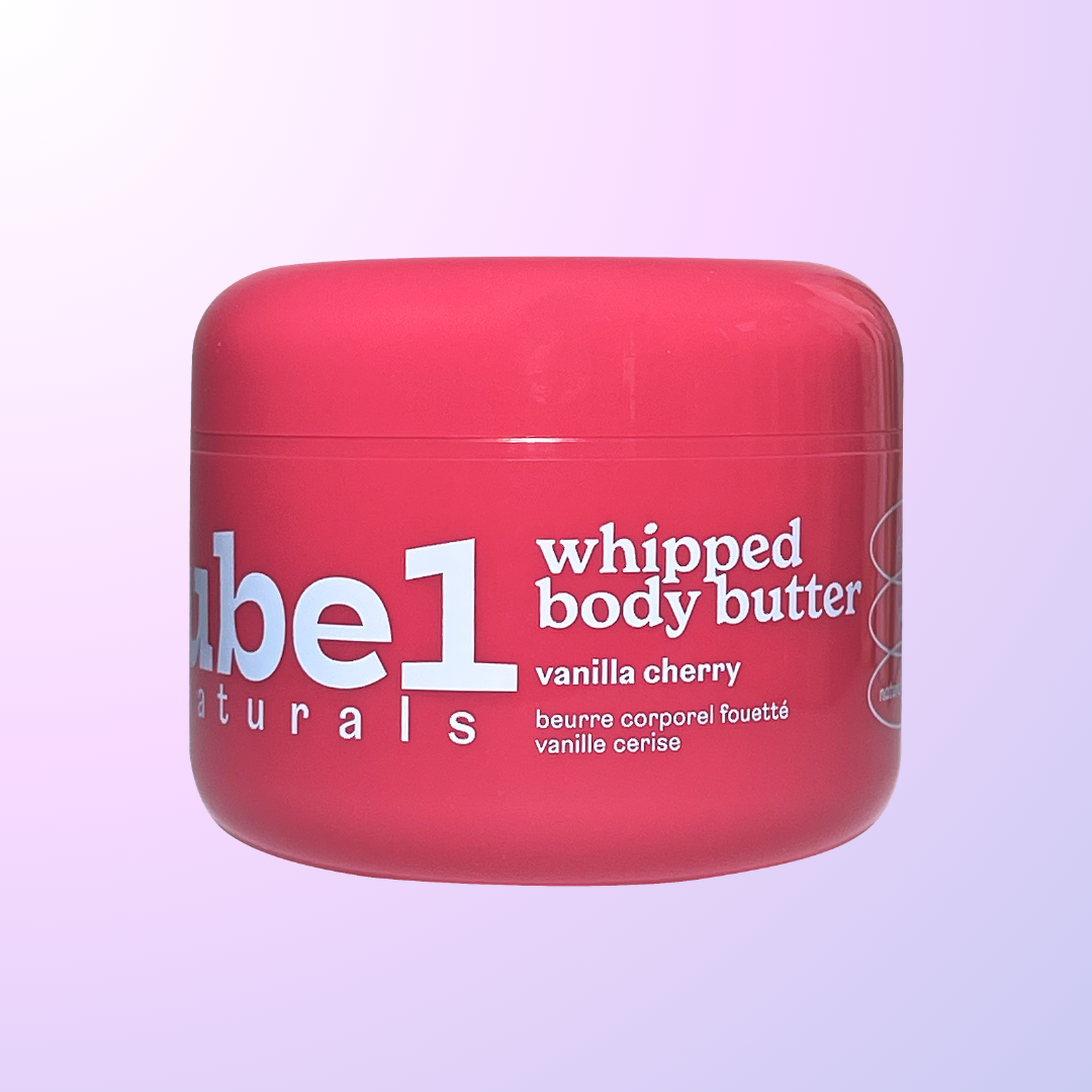 vanilla cherry whipped body butter