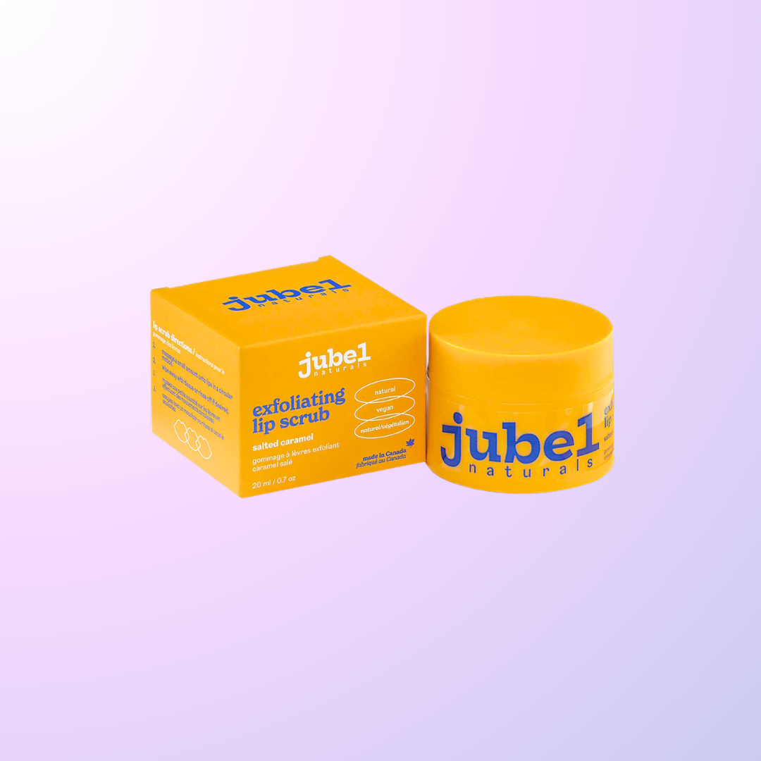 salted caramel exfoliating lip scrub