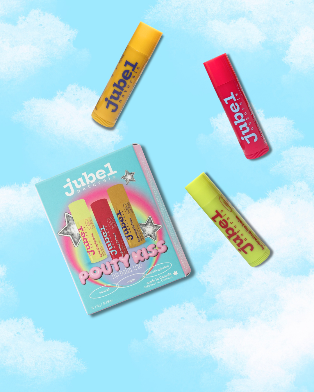 pouty kiss lip balm trio