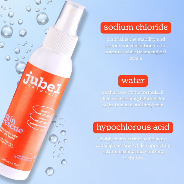 skin rescue hypochlorous acid face &amp; skin spray
