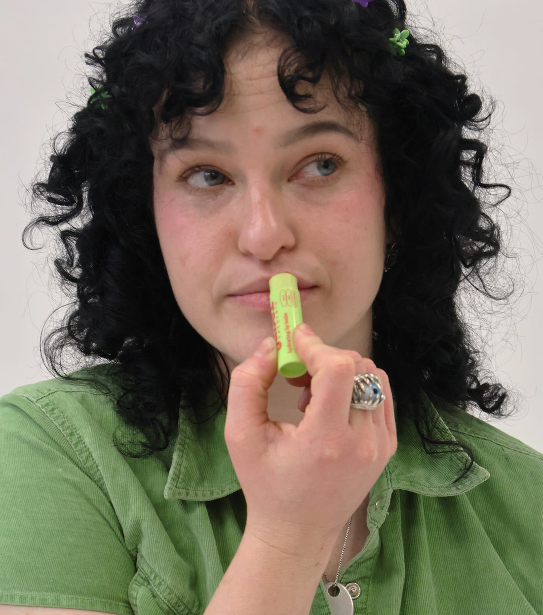 green apple hydrating lip balm